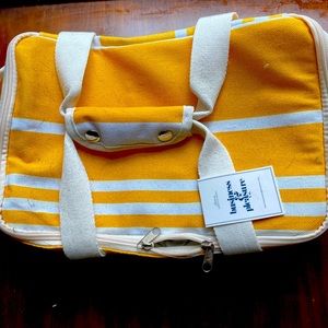 Business & pleasure yellow cooler bag